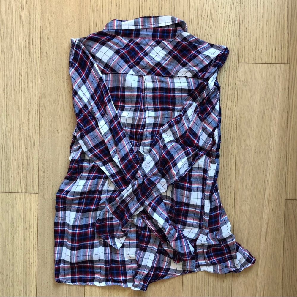 Rails Plaid Soft Button Down Shirt Sz M! - image 4